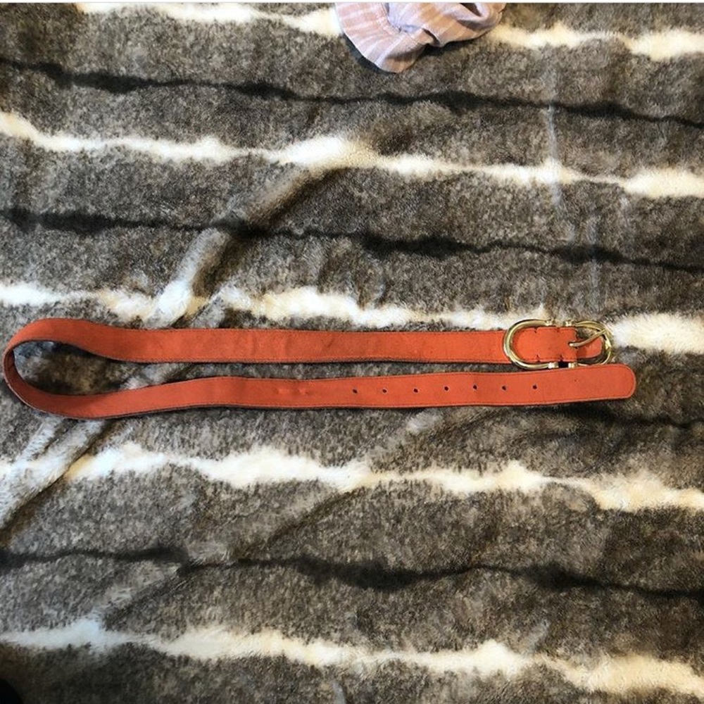 Orange free people belt